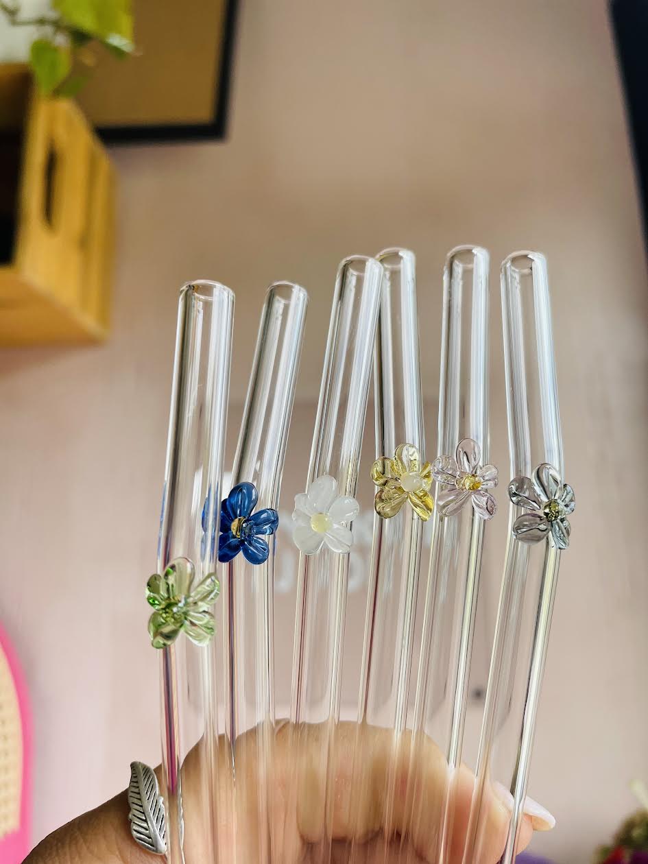 Glass Straws – Bloom Floral