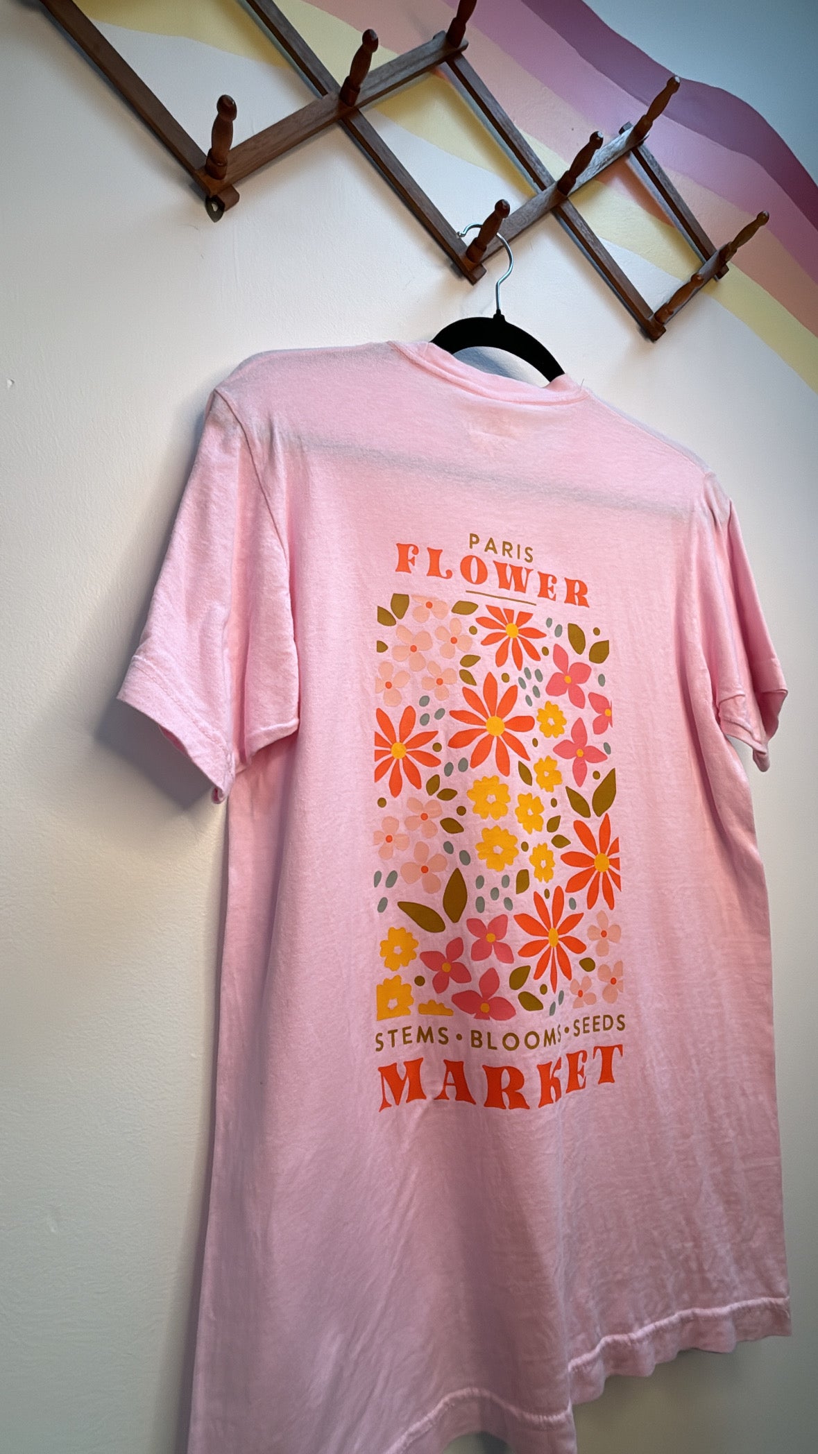 Paris Flower Marker Tee. Small