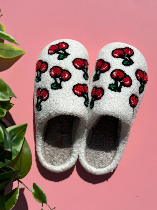 Cherry Slippers