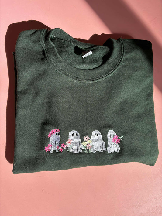 Floral Ghosties Crew L