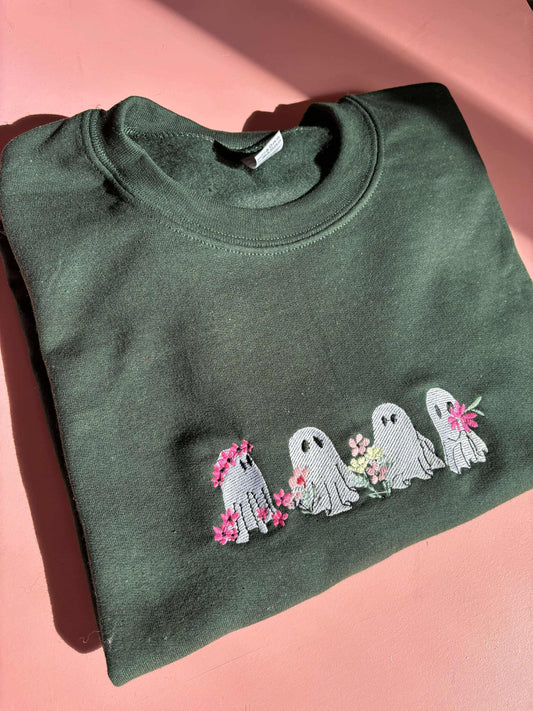 Floral Ghosties Crew L