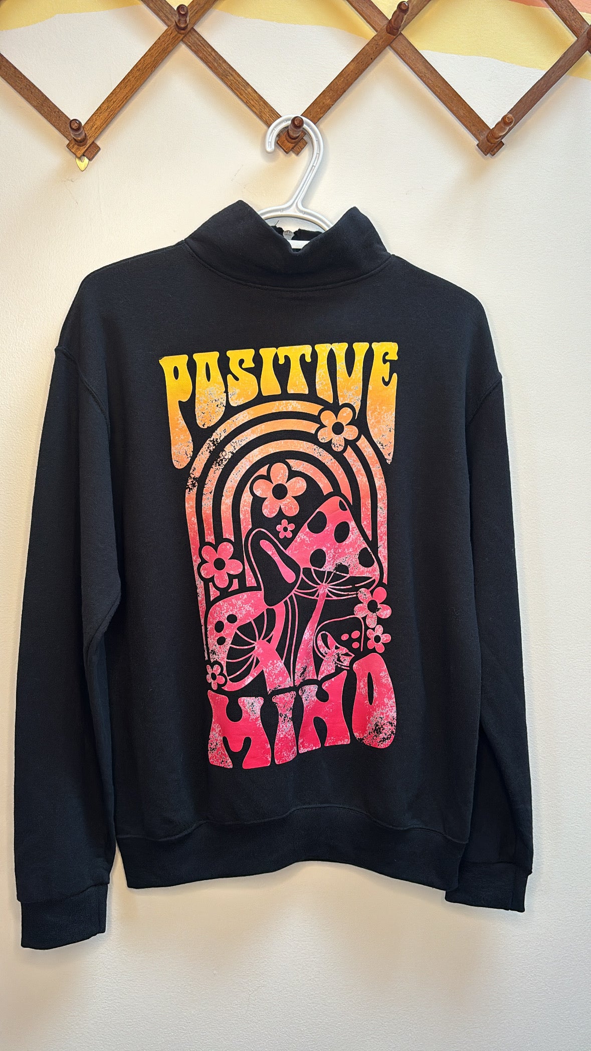 Positive Mind 3/4 Zip Small