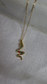 Rainbow Gemstone Snake Necklace