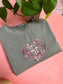 Sweetheart Bow Embroidered Crew