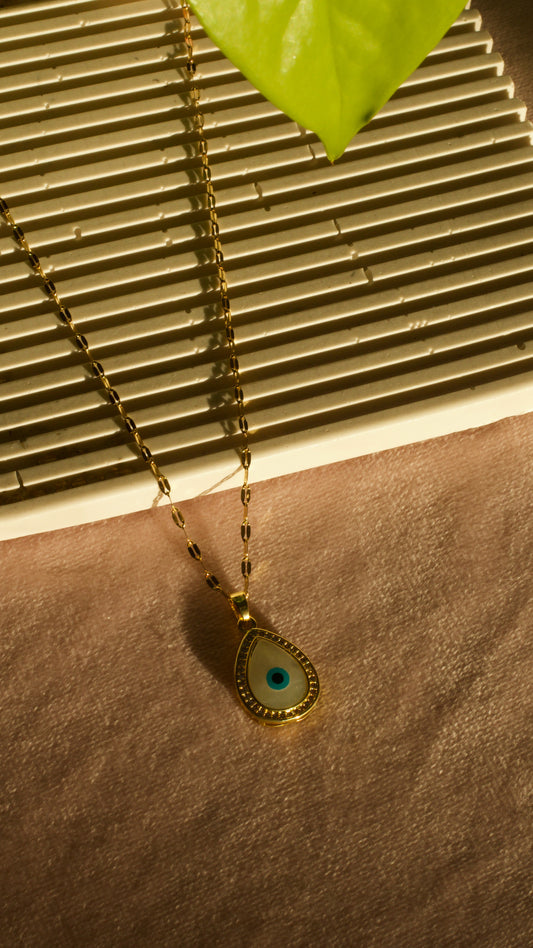 Mystic Evil Eye Teardrop Necklace